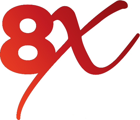 8X